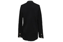 Load image into Gallery viewer, 極美品 CHANEL シャネル カーディガン P64745 サイズ34 ココマークボタン ブラック ナイロン ポリウレタン ビスコース 中古 4c069540