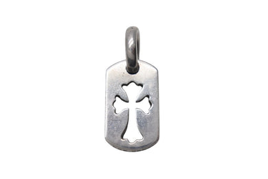 CHROME HEARTS クロムハーツ タイニー カットアウトクロスドッグタグ ペンダント 重量約3g 2006/.925刻印 シルバー925 美品 中古 4c069550