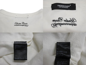 UNDERCOVER×EVANGELION アンダーカバー エヴァンゲリオン 21AW S/S TEE EVA 天竺 エヴァロゴ 刺繍 Tシャツ サイズ4 美品 中古 4c069555 