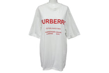 画像をギャラリービューアに読み込む, Burberry バーバリー半袖Tシャツ 赤ロゴ 8017225 タイランド製 コットン ホワイト レッド サイズM 美品 中古 4c069558 