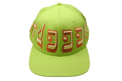 極美品 murd333r.fm マーダー CAP キャップ 帽子 ヘッドウェア メンズ コットン グリーン オレンジ サイズ7 3/4 中古 4c069573