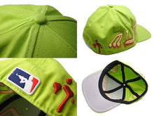 Load image into Gallery viewer, 極美品 murd333r.fm マーダー CAP キャップ 帽子 ヘッドウェア メンズ コットン グリーン オレンジ サイズ7 3/4 中古 4c069573