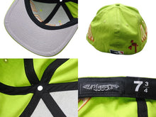 Load image into Gallery viewer, 極美品 murd333r.fm マーダー CAP キャップ 帽子 ヘッドウェア メンズ コットン グリーン オレンジ サイズ7 3/4 中古 4c069573