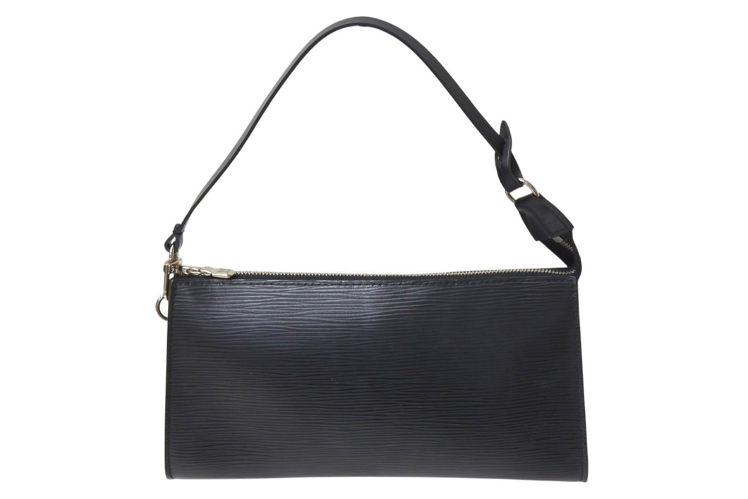 LOUIS VUITTON ルイヴィトン ポシェット アクセソワール ショルダーポーチ ワンショルダー M40632 エピ ブラック 美品 中古 4c069592