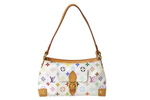 Load image into Gallery viewer, LOUIS VUITTON ルイヴィトン モノグラムマルチカラー エライザ ショルダーバッグ M40098 村上隆 ホワイト 美品 中古 4c069599