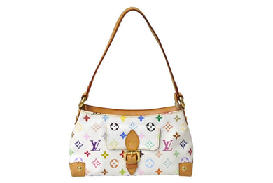 LOUIS VUITTON ルイヴィトン モノグラムマルチカラー エライザ ショルダーバッグ M40098 村上隆 ホワイト 美品 中古 4c069599