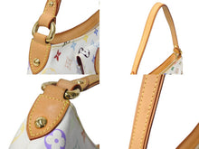 Load image into Gallery viewer, LOUIS VUITTON ルイヴィトン モノグラムマルチカラー エライザ ショルダーバッグ M40098 村上隆 ホワイト 美品 中古 4c069599