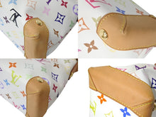 Load image into Gallery viewer, LOUIS VUITTON ルイヴィトン モノグラムマルチカラー エライザ ショルダーバッグ M40098 村上隆 ホワイト 美品 中古 4c069599