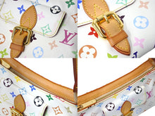 Load image into Gallery viewer, LOUIS VUITTON ルイヴィトン モノグラムマルチカラー エライザ ショルダーバッグ M40098 村上隆 ホワイト 美品 中古 4c069599