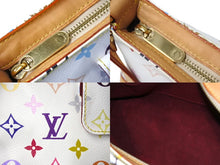 Load image into Gallery viewer, LOUIS VUITTON ルイヴィトン モノグラムマルチカラー エライザ ショルダーバッグ M40098 村上隆 ホワイト 美品 中古 4c069599