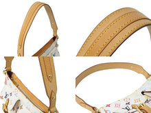 Load image into Gallery viewer, LOUIS VUITTON ルイヴィトン 村上隆 ショルダーバッグ ロッジ PM M40053 ホワイト マルチカラー 美品 中古 4c069601
