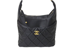 CHANEL シャネル ワンショルダーバッグ AS3292 チェーンショルダー キルティング ココマーク ラムスキン ランダム番台 美品 中古 4c069604