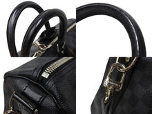Load image into Gallery viewer, LOUISVUITTON ルイヴィトン キーポルバンドリエール45 ボストンバッグ N41418 ダミエグラフィット PVC レザー 美品 中古 4c069605