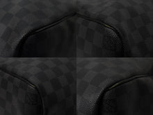 Load image into Gallery viewer, LOUISVUITTON ルイヴィトン キーポルバンドリエール45 ボストンバッグ N41418 ダミエグラフィット PVC レザー 美品 中古 4c069605