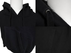 CHROME HEARTS クロムハーツ パーカー フーディ フローラル ホースシュープリント ホワイト ブラック サイズS 美品 中古 4c069628