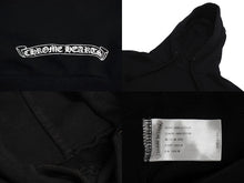 Load image into Gallery viewer, CHROME HEARTS クロムハーツ パーカー フーディ フローラル ホースシュープリント ホワイト ブラック サイズS 美品 中古 4c069628