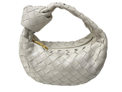 BOTTEGAVENETA ボッテガヴェネタ ミニ ジョディ ハンドバッグ 651876 ホワイト 美品 中古 4c069629