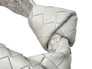BOTTEGAVENETA ボッテガヴェネタ ミニ ジョディ ハンドバッグ 651876 ホワイト 美品 中古 4c069629