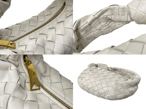 BOTTEGAVENETA ボッテガヴェネタ ミニ ジョディ ハンドバッグ 651876 ホワイト 美品 中古 4c069629