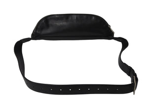 SAINT LAURENT PARIS サンローラン ウエストバッグ ボディバッグ 590076 ラムスキン ブラック シルバー金具 美品 中古 4c069631 