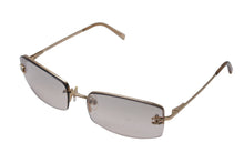 Load image into Gallery viewer, CHANEL シャネル リムレス サングラス 4093-B c.125/8Z サイズ56□16 130 ココマーク プラスチック ラインストーン 美品 中古 4c069639