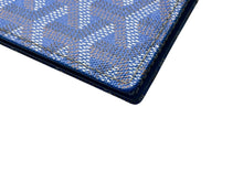 Load image into Gallery viewer, 極美品 GOYARD ゴヤール パスケース パスポートケース グルネル PVCコーティングキャンバス ブルー マーカジュ 中古 4c069640