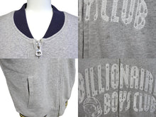 Load image into Gallery viewer, BILLIONAIRE BOYS CLUB ビリオネアボーイズクラブ パーカー グレー 刺繍 サイズM コットン 美品 中古 4c069672