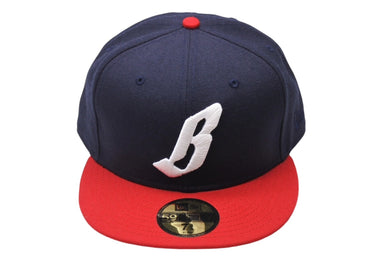 極美品 BILLIONAIREBOYSCLUB ビリオネアボーイズクラブ ICECREAM NEW ERA キャップ BBCICECREAMLLC 61.5cm ブラック レッド 中古 4c069673
