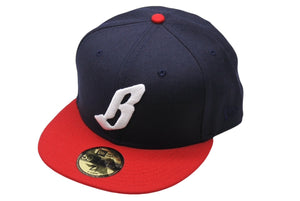極美品 BILLIONAIREBOYSCLUB ビリオネアボーイズクラブ ICECREAM NEW ERA キャップ BBCICECREAMLLC 61.5cm ブラック レッド 中古 4c069673