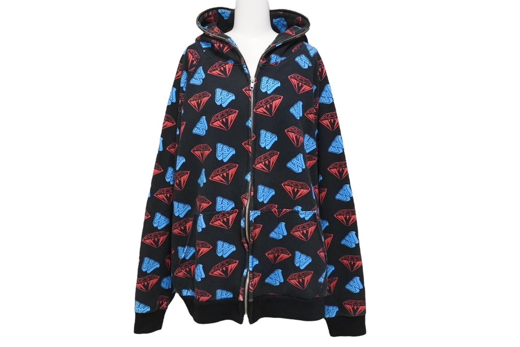 BILLIONAIRE BOYS CLUB × JP THE WAVY ビリオネアボーイズクラブ パーカー サイズXL BBCJP195SK001 美品 中古 4c069677