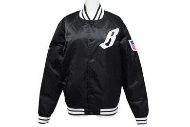極美品 BILLIONAIRE BOYS CLUB ビリオネアボーイズクラブ スタジャン ナイロン ブラック サイズS ブラック XM23-MAJ-0013-BLK5 中古 4c069679