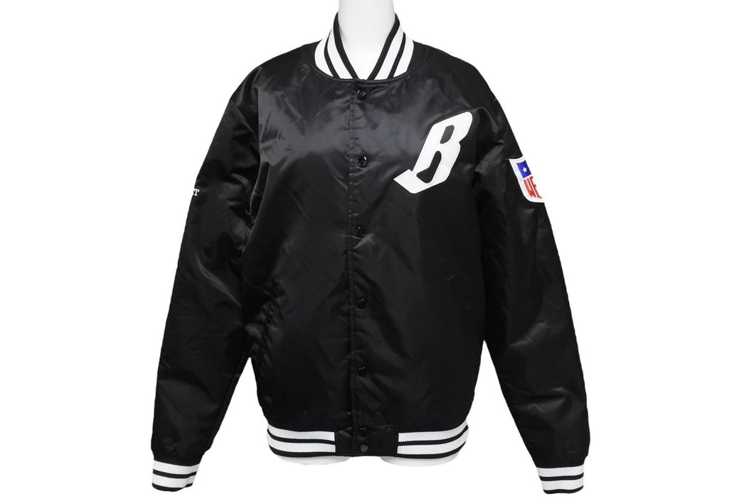 極美品 BILLIONAIRE BOYS CLUB ビリオネアボーイズクラブ スタジャン ナイロン ブラック サイズS ブラック XM23-MAJ-0013-BLK5 中古 4c069679