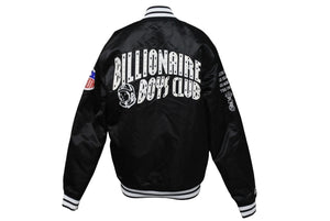 極美品 BILLIONAIRE BOYS CLUB ビリオネアボーイズクラブ スタジャン ナイロン ブラック サイズS ブラック XM23-MAJ-0013-BLK5 中古 4c069679