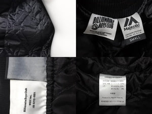 極美品 BILLIONAIRE BOYS CLUB ビリオネアボーイズクラブ スタジャン ナイロン ブラック サイズS ブラック XM23-MAJ-0013-BLK5 中古 4c069679
