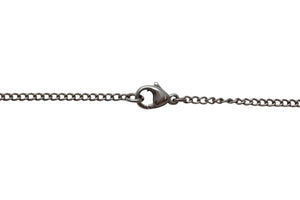 CHANEL シャネル ココマークネックレス 02A刻印 重量約6.1 メタル シルバー ベージュ シルバー金具 美品 中古 4c069711