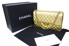 Load image into Gallery viewer, 新品未使用 CHANEL シャネル AS4661 ジャンボ マトラッセ デカマトラッセ ショルダーバッグ ゴールド 中古 4c069718