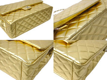 Load image into Gallery viewer, 新品未使用 CHANEL シャネル AS4661 ジャンボ マトラッセ デカマトラッセ ショルダーバッグ ゴールド 中古 4c069718