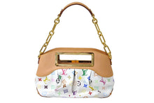 Load image into Gallery viewer, 新品同様 LOUIS VUITTON ルイヴィトン モノグラムマルチカラー ジュディPM ハンドバッグ M40257 村上隆 ホワイト 2WAY 中古 4c069720