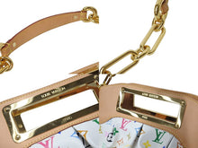 Load image into Gallery viewer, 新品同様 LOUIS VUITTON ルイヴィトン モノグラムマルチカラー ジュディPM ハンドバッグ M40257 村上隆 ホワイト 2WAY 中古 4c069720