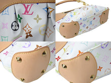 Load image into Gallery viewer, 新品同様 LOUIS VUITTON ルイヴィトン モノグラムマルチカラー ジュディPM ハンドバッグ M40257 村上隆 ホワイト 2WAY 中古 4c069720