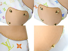 Load image into Gallery viewer, 新品同様 LOUIS VUITTON ルイヴィトン モノグラムマルチカラー ジュディPM ハンドバッグ M40257 村上隆 ホワイト 2WAY 中古 4c069720