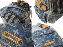 Load image into Gallery viewer, LOUIS VUITTON ルイ ヴィトン スピーディ30 ハンドバッグ M95380 モノグラムデニム パッチワーク インディゴ 美品 中古 4c069721