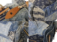 Load image into Gallery viewer, LOUIS VUITTON ルイ ヴィトン スピーディ30 ハンドバッグ M95380 モノグラムデニム パッチワーク インディゴ 美品 中古 4c069721