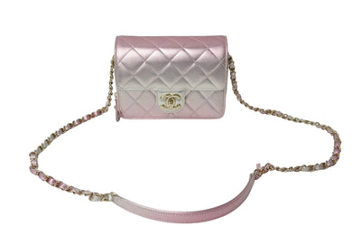 新品同様 CHANEL シャネル マトラッセ チェーンショルダーバッグ AS3002 ランダム番台 グラデーション ラムスキン ココマーク 中古 4c069744