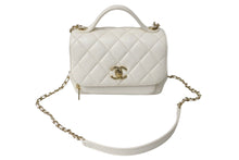 Load image into Gallery viewer, 極美品 CHANEL シャネル ビジネスアフィニティ マトラッセ トップハンドル チェーンショルダーバッグ キャビアスキン 中古 4c069746
