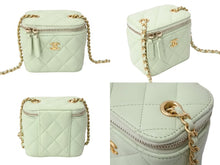 Load image into Gallery viewer, CHANEL シャネル マトラッセ スモールバニティ チェーンショルダーバッグ AP1447 ココマーク ココボール 31番台 美品 中古 4c069747