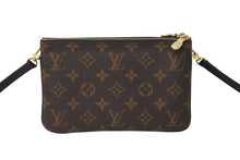 Load image into Gallery viewer, 極美品 LOUISVUITTON ルイヴィトン ポシェットドゥーブル ショルダーバッグ M69203モノグラムジャイアントリバース ブラウン 中古 4c069759