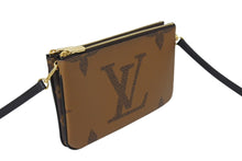 Load image into Gallery viewer, 極美品 LOUISVUITTON ルイヴィトン ポシェットドゥーブル ショルダーバッグ M69203モノグラムジャイアントリバース ブラウン 中古 4c069759