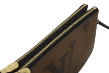 Load image into Gallery viewer, 極美品 LOUISVUITTON ルイヴィトン ポシェットドゥーブル ショルダーバッグ M69203モノグラムジャイアントリバース ブラウン 中古 4c069759