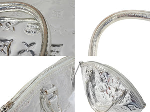 極美品 LOUIS VUITTON ルイヴィトン ロックイット モノグラム ミロワール ハンドバッグ シルバー M95449 中古 4c069765